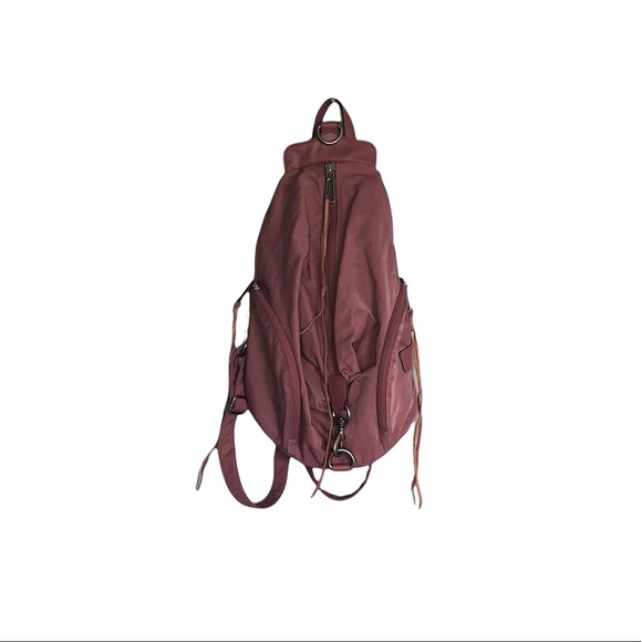 Rebecca Minkoff Handbags - REBECCA MINKOFF dark pink nylon bag pack for women